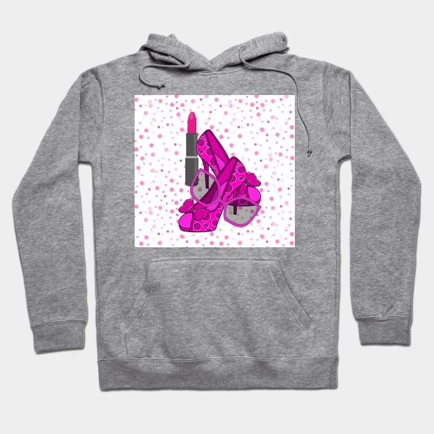 POLKA Dots And Women Fashion Hoodie by SartorisArt1